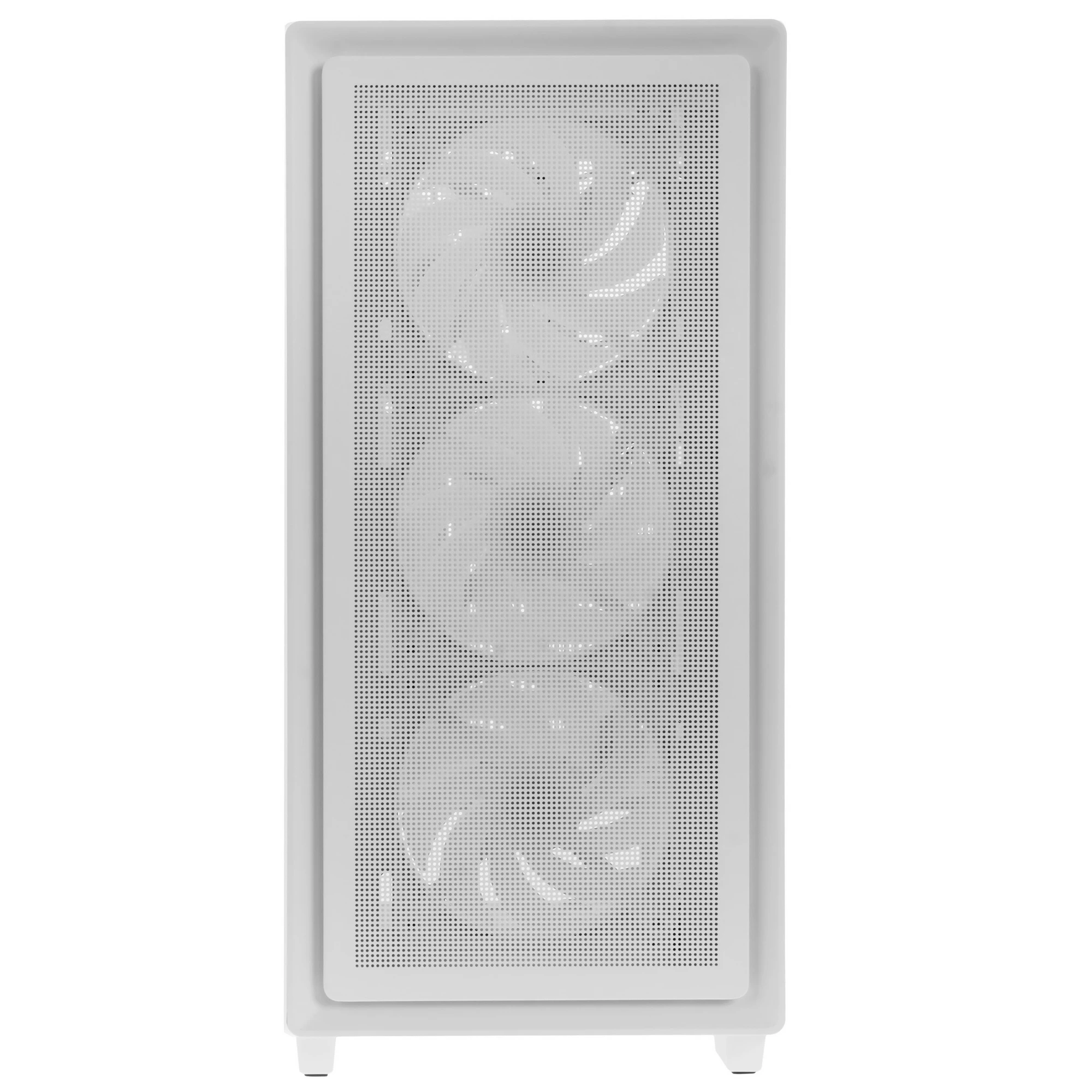 Корпус Powercase Mistral AY4W ARGB White (CMAYW-A4); ATX; Midi-Tower; без БП; сталь; 2x3.5" int.; 4 x 120 мм; 2xUSB 2.0/1xUSB 3.0/Mic/Aud; белый