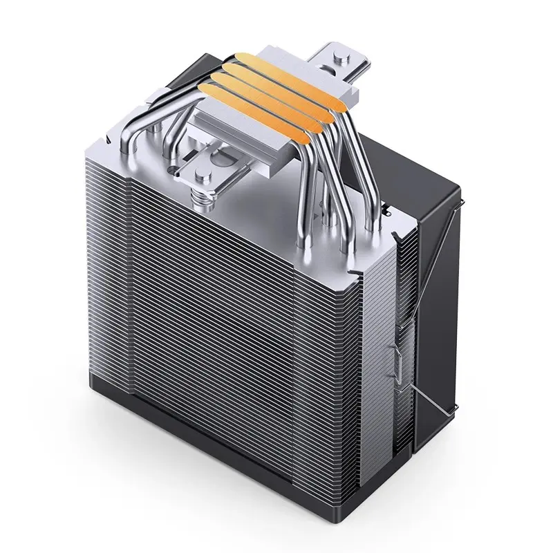 Кулер для процессора 120 мм JONSBO CA40, 1x120 мм, 4 pin, ARGB, 800-1800 об/мин, черный, 225 Вт, 32.6 дБ, 4 трубки, алюминий, медь