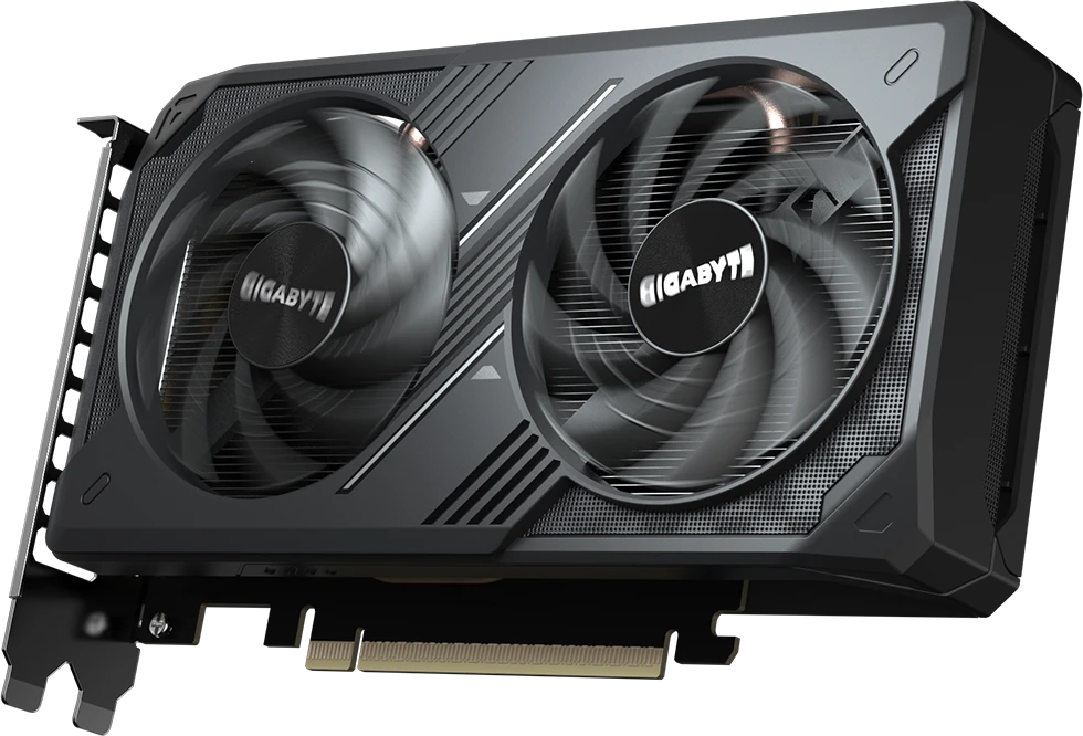 Видеокарта Gigabyte GeForce RTX 5050 WINDFORCE OC 8GB (GV-N5050WF2OC-8GD); 8 Гб GDDR7; 2317-2587 МГц; 20 ГГц; 128 бит; 1xHDMI, 3xDP; 2-slot; черный