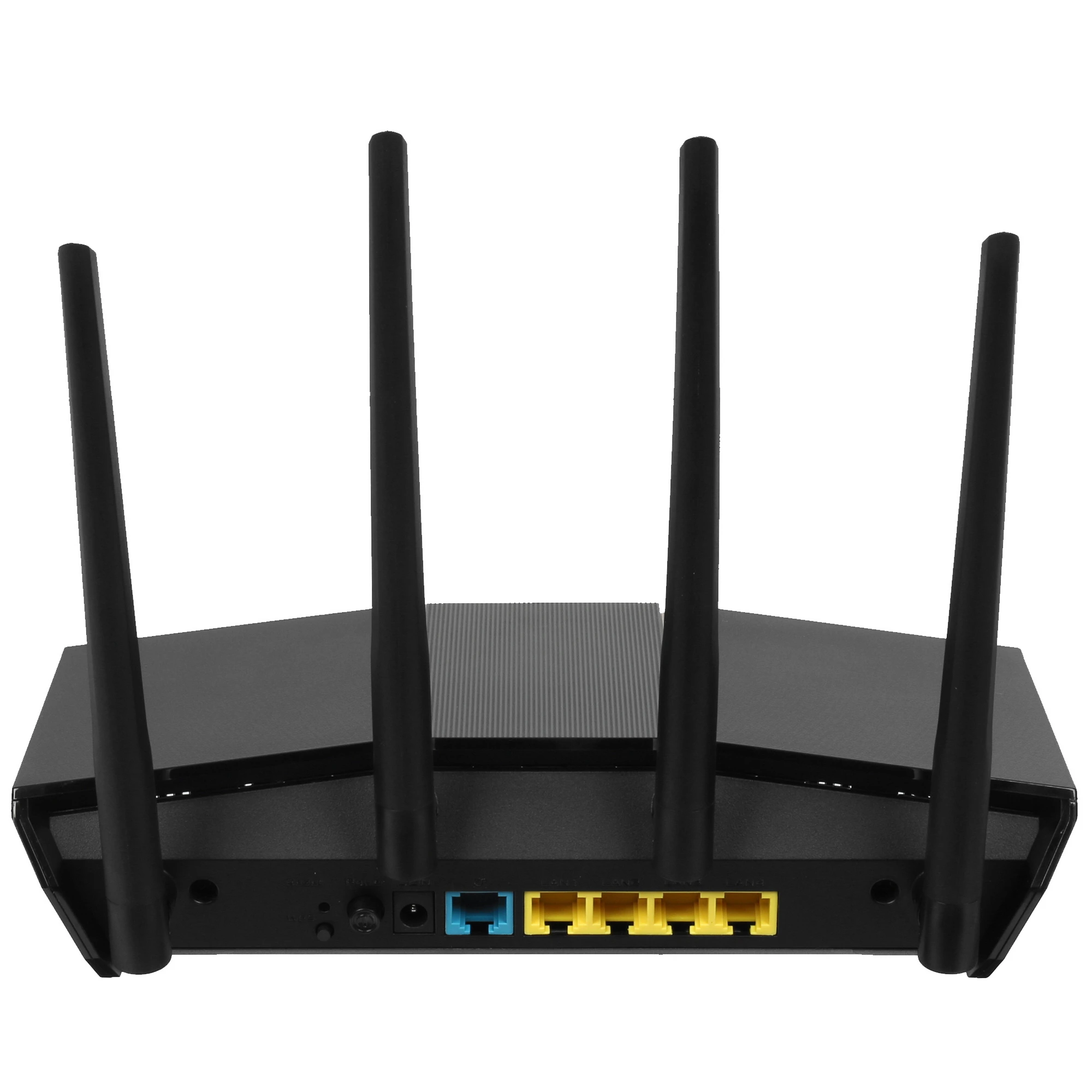 Роутер Asus RT-AX57 AX3000 (AX3000***); IEEE 802.11a/b/g/n/ac/ax; 574 Mbps + 2402 Mbps; 4x LAN 10/100/1000 Мбит/сек; 4 ant