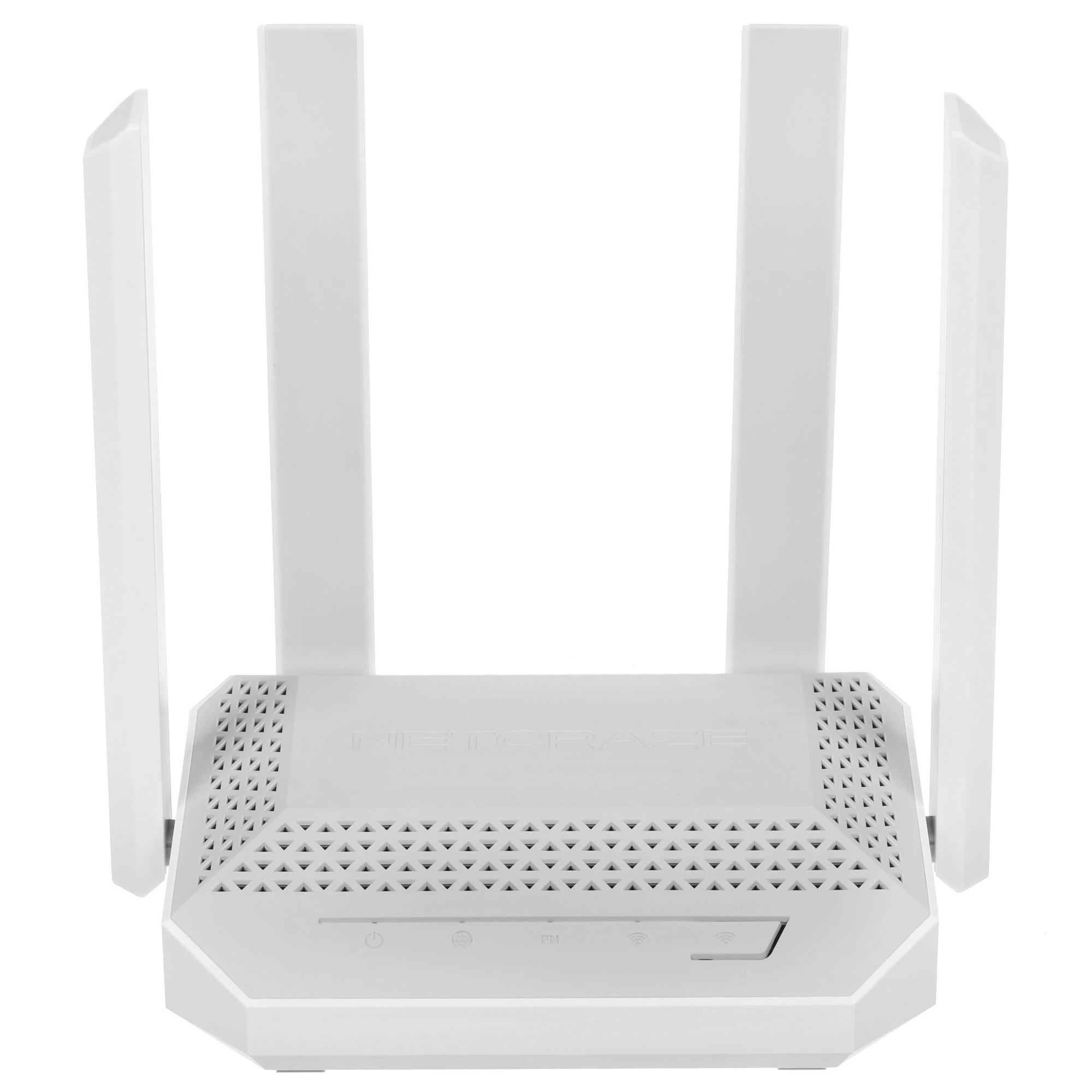 Роутер NETCRAZE Hopper AX3000 (NC-3811); 574 Мбит/сек + 2402 Мбит/сек; 3xLAN 1 Гбит/с; 1xWAN 1 Гбит/с; 1xUSB 3.0; 4 ant