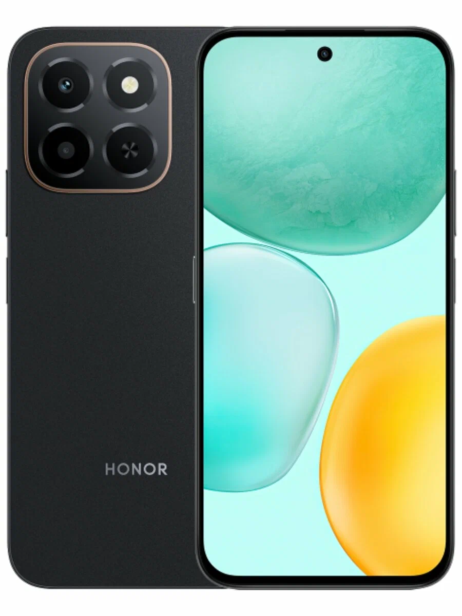 Смартфон Honor X6с 6/256 Гб Black; 6.61" AMOLED 120 Гц; 1610 х 720; MT Helio G81 Ultra 8 ядер 2 Ггц; 50+0.08 Мп/5 Мп BT5.0; Android 15; 5300 мА/ч