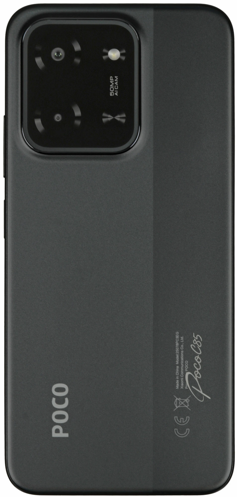 Смартфон 6.9" POCO C85 8/256Gb Black 8 Гб/256 Гб черный, IPS 120 Гц, 1600x720, MT Helio G81 Ultra 8 ядер 2 Ггц, 50+0.08 Мп/8 Мп BT5.4, Android 15, 6 0