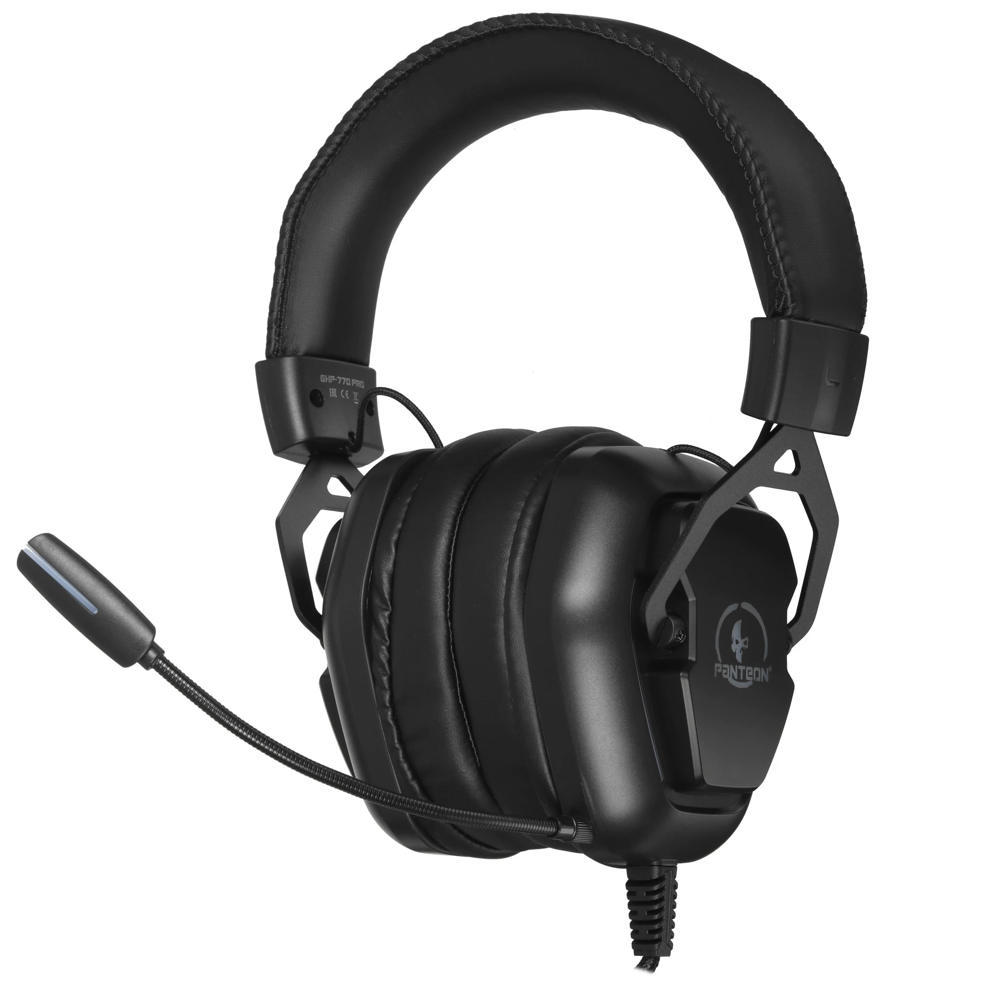 Гарнитура игровая Jet.A PANTEON GHP-770 PRO (GHP-770 PRO Black***); оголовье; 20 - 20 000 Гц; 30 Ом; 2 м; микрофон; регулятор громкости; USB; подсветк