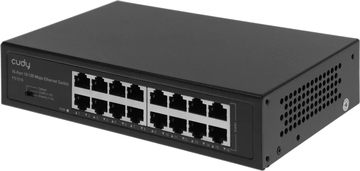 Коммутатор неуправляемый Cudy FS1016; Fast Ethernet (10/100); 16 портов
