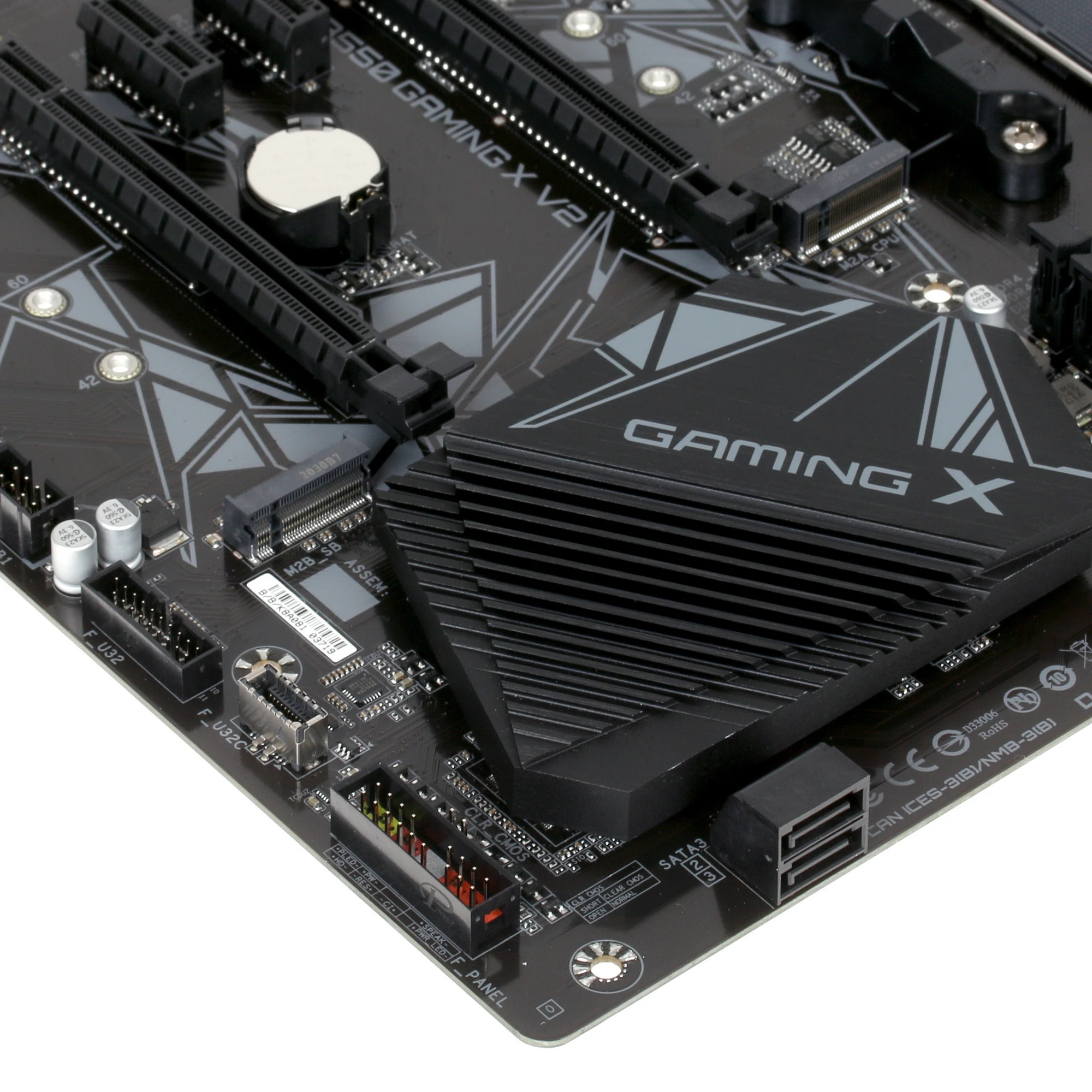 Материнская плата Gigabyte B550 GAMING X V2; Socket AM4; ATX; AMD B550; 4хDDR4(4733); 2xPCI-E x16; 3xPCI-E x1; 1xDVI; 1xHDMI; 4(SATA 6Gb/s); Audio 8 c