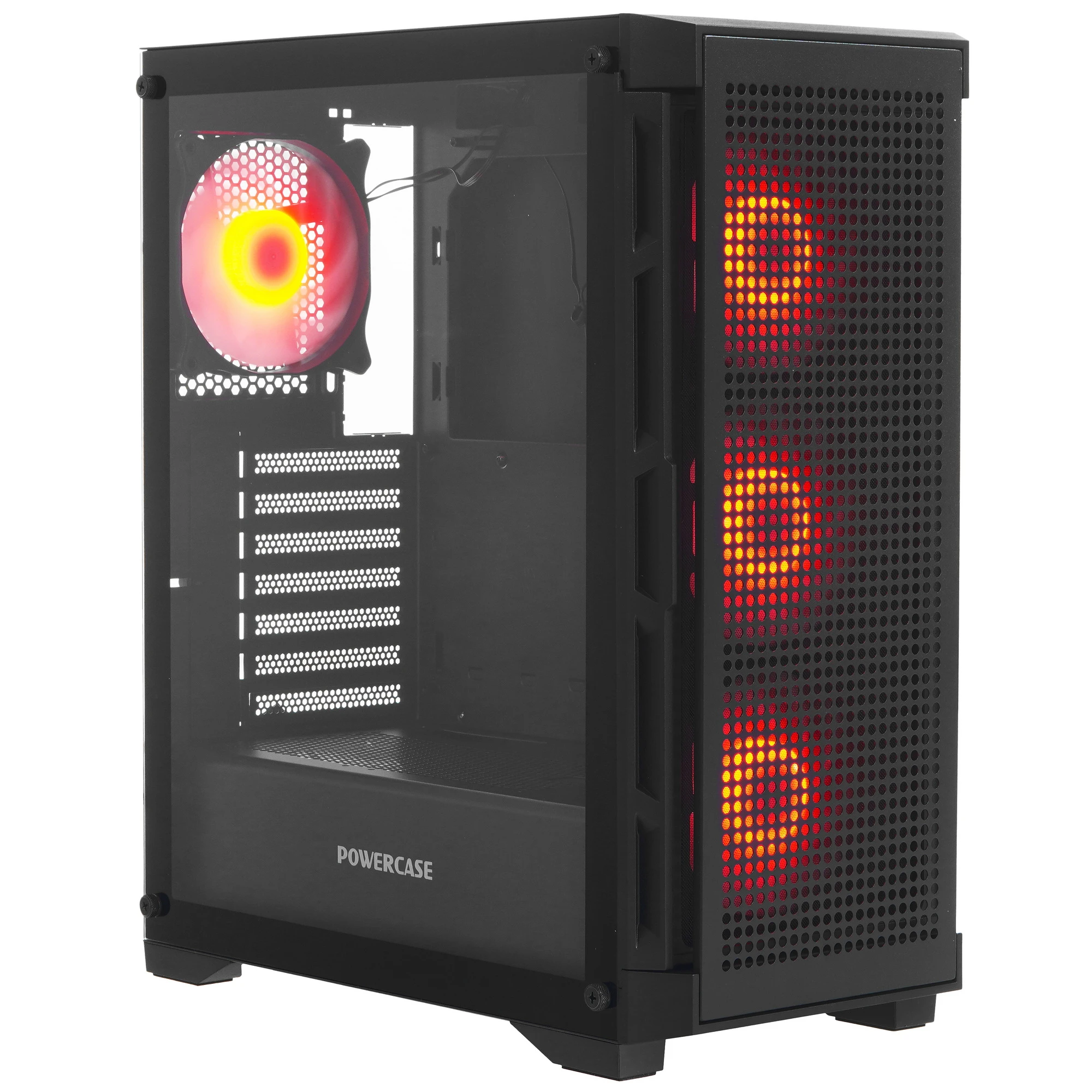 Корпус Powercase Ultimate (CUB-A4***); ATX; Midi-Tower; без БП; сталь; 2x3.5" int.; 4 x 120 мм; 1 x USB 3.0/2 x USB 2.0/Mic/Aud; чёрный