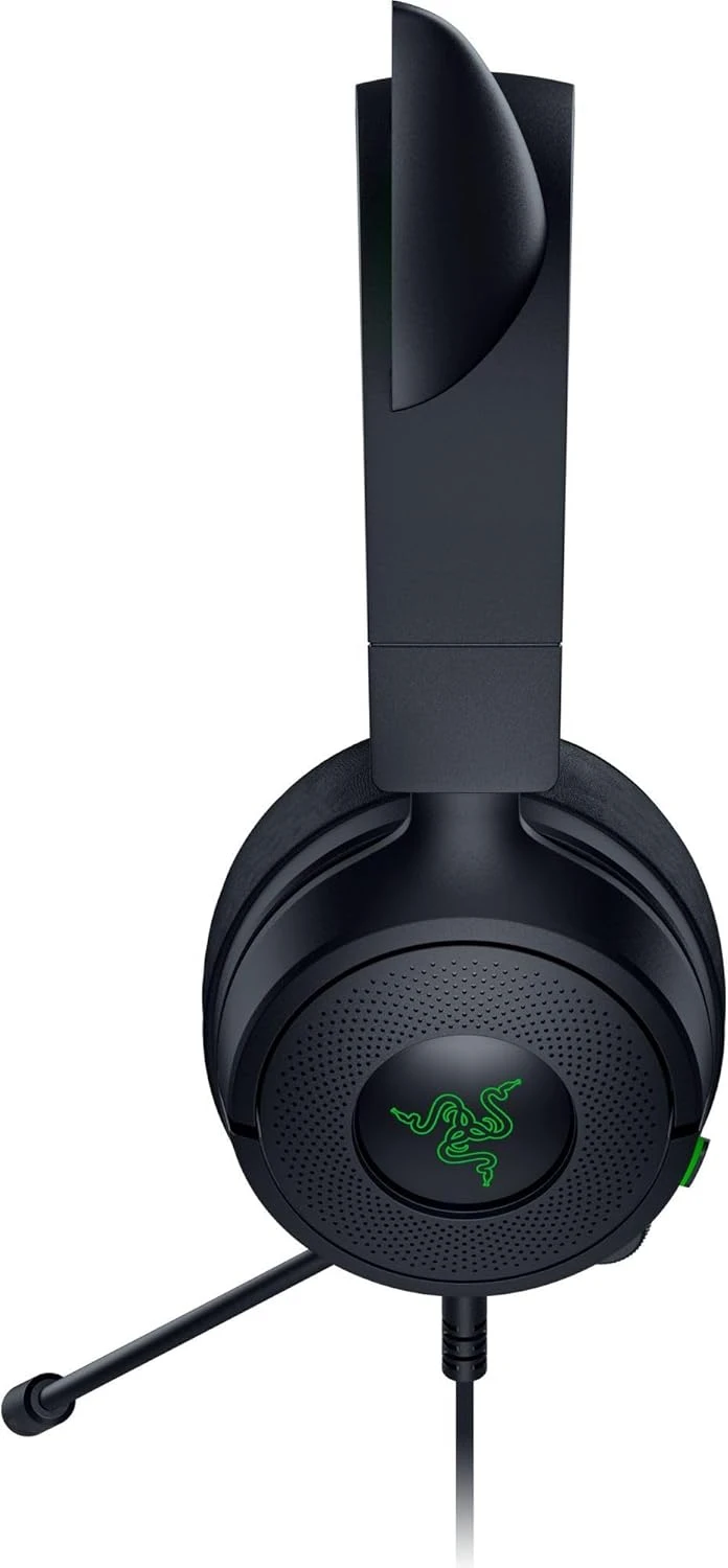 Гарнитура игровая Razer Kraken Kitty V3 X Black (RZ04-05350200-R3M1); оголовье; 20 Гц - 28 кГц; 32 Ом; 1,3 м; микрофон; 3,5 мм; черный
