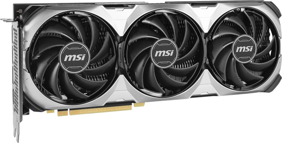 Видеокарта Nvidia GeForce RTX 4070 12 ГБ GDDR6X MSI RTX 4070 VENTUS 3X E 12G OC***; PCI-E; кулер; RET; 1920-2520 МГц; 21000 МГц; 192 бит; 1xHDMI; 3xDi