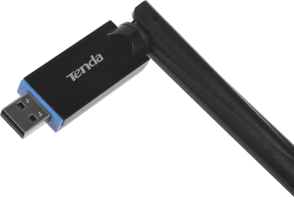 Сетевая карта WiFi TENDA AC650 (U10***); 633 Мбит/с; 1 x 5 dBi; USB