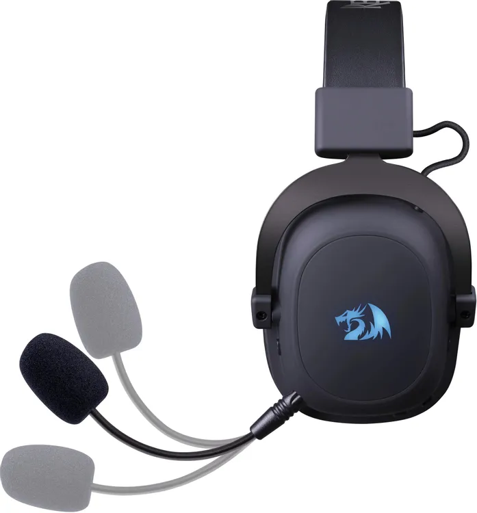 Гарнитура беспроводная Redragon ZEUS PRO (71880***); игровая; Bluetooth/2.4 Ггц; оголовье; 20 - 20 000 Гц; 64 Ом; микрофон; регулятор громкости; подсв