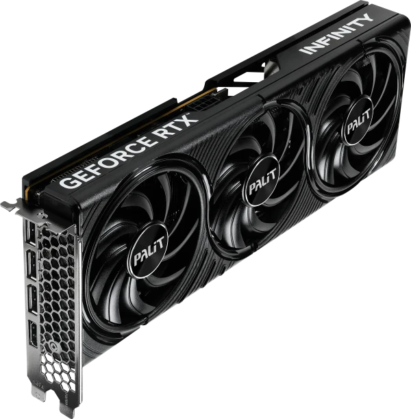 Видеокарта Nvidia GeForce RTX 5060 Ti 8 ГБ GDDR7 Palit Infinity 3 (NE7506T019P1-GB2062S); 2407-2572 MГц, 28 ГГц, 128 бит, 1xHDMI; 3xDP; 2-slot