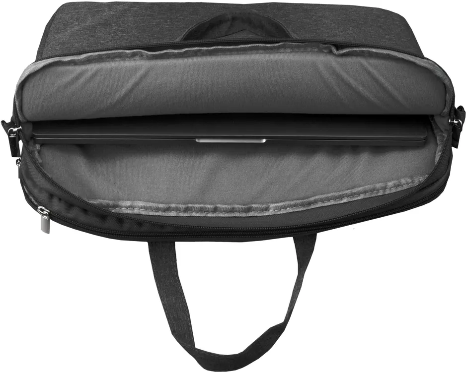 Сумка для ноутбука 15,6" Continent (CC-108 BK); нейлон, полиэстер; черный