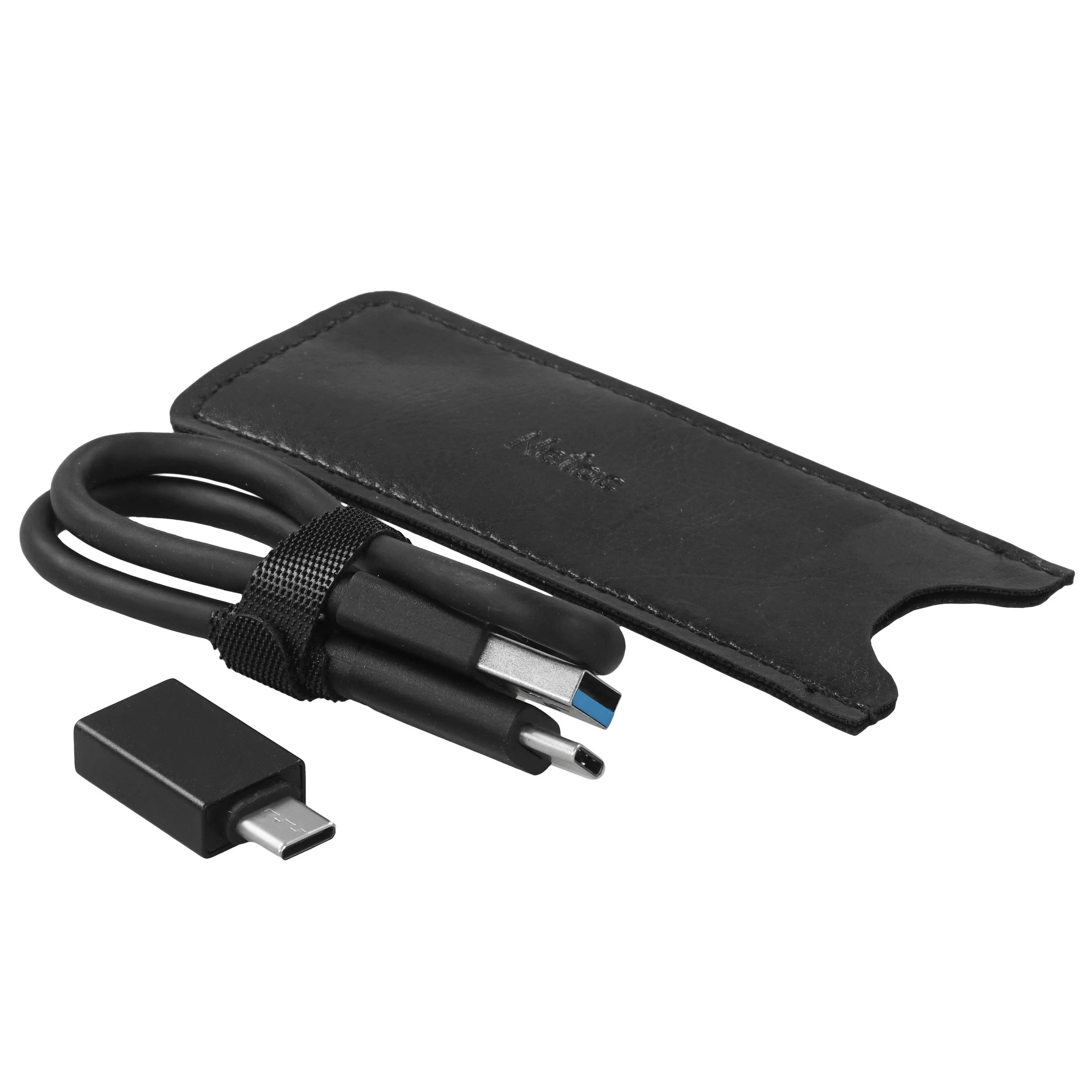 Внешний SSD 1 ТБ Netac Z Slim (NT01ZSLIM-001T-32BK***); M.2; USB 3.2 Type C; чёрный