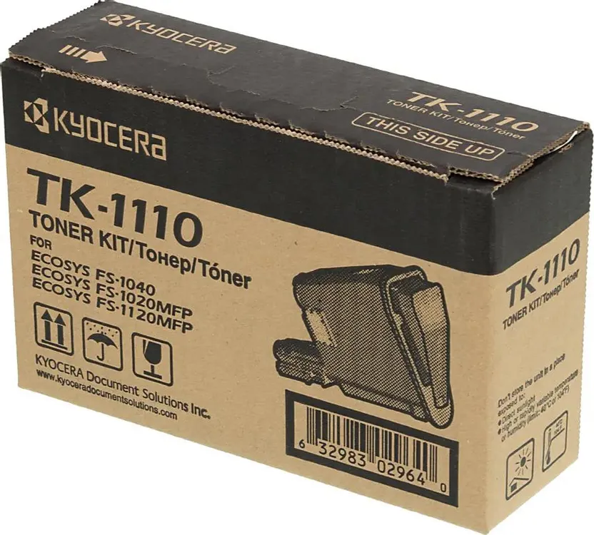 Картридж Kyocera TK-1110 (1T02M50NXV***); FS-1040/1020MFP/1120MFP; 2000 стр. при 5%; черный (black)