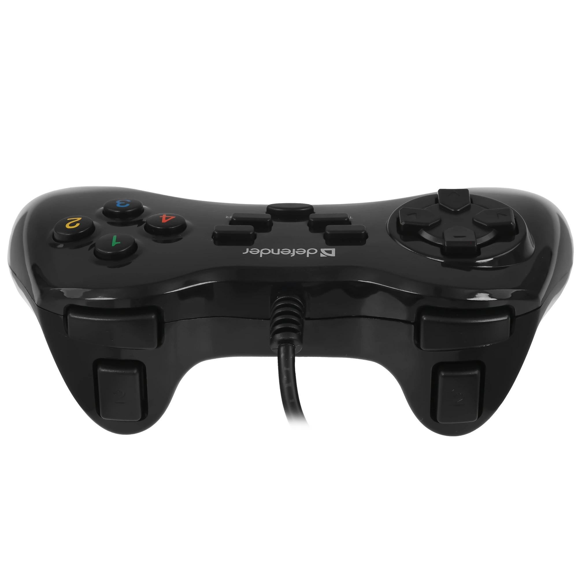 Геймпад проводной Defender Game Master G2 (64258***); PC; 10 кнопок; USB; черный