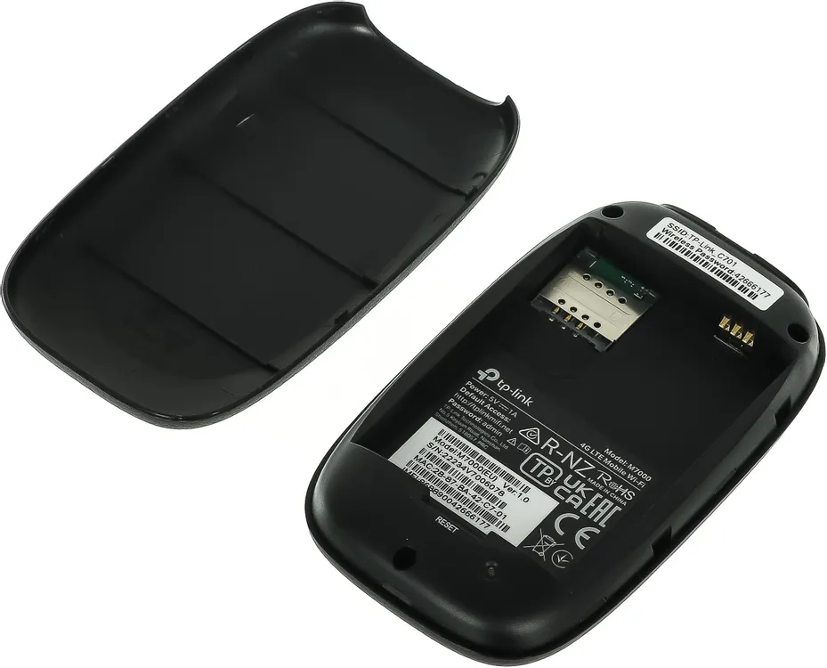4G/3G Роутер TP-Link M7000***; 4G, 3G, GSM, GPRS, EDGE, UMTS, LTE, WiFi; 150 Мбит/с; аккумулятор 2000мАч; встроеннае антенны; micro-USB