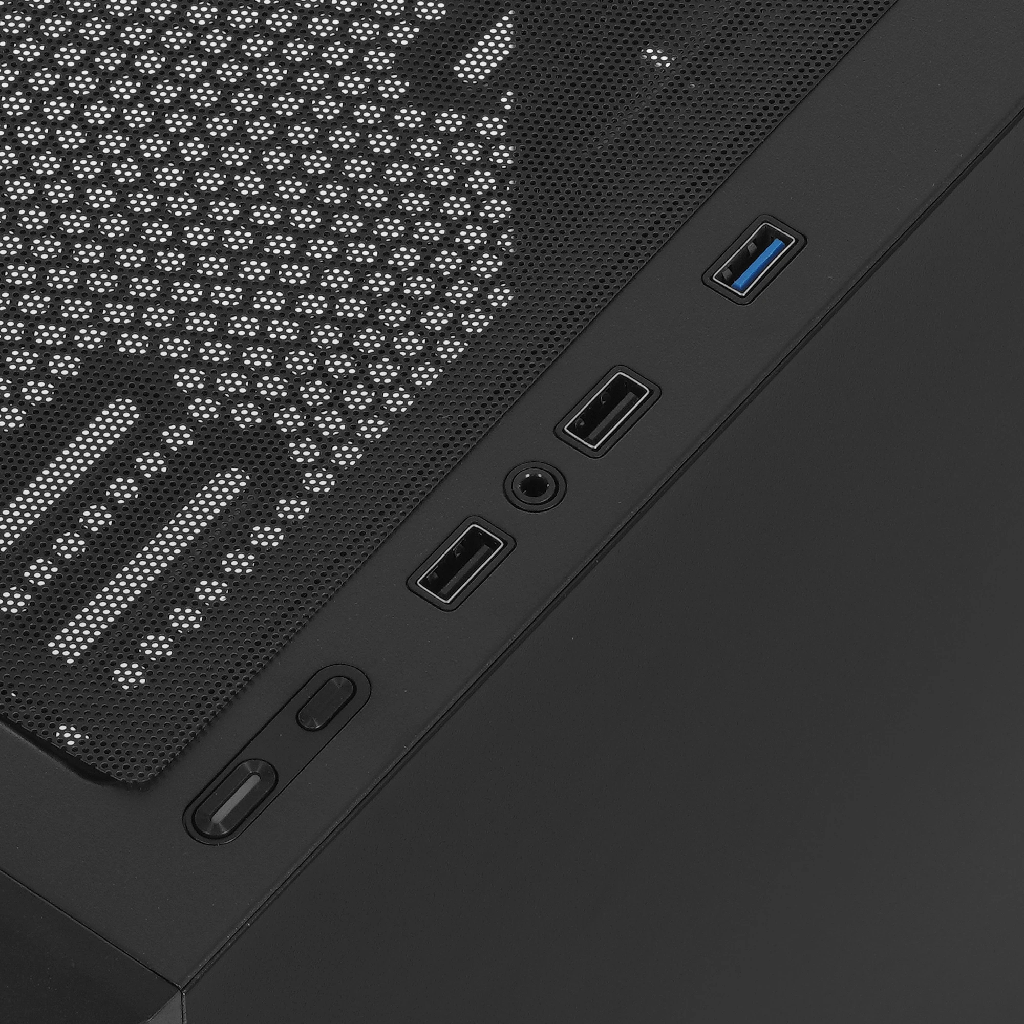 Корпус Powercase Ultimate (CUB-A4***); ATX; Midi-Tower; без БП; сталь; 2x3.5" int.; 4 x 120 мм; 1 x USB 3.0/2 x USB 2.0/Mic/Aud; чёрный