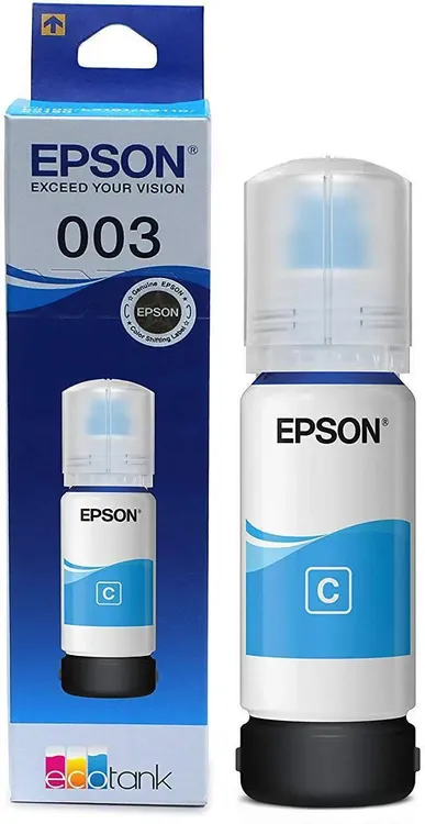 Контейнер Epson 003 Blue (C13T00V298***); L11XX/L31XX/L51XX; 70 мл; голубой (cyan)