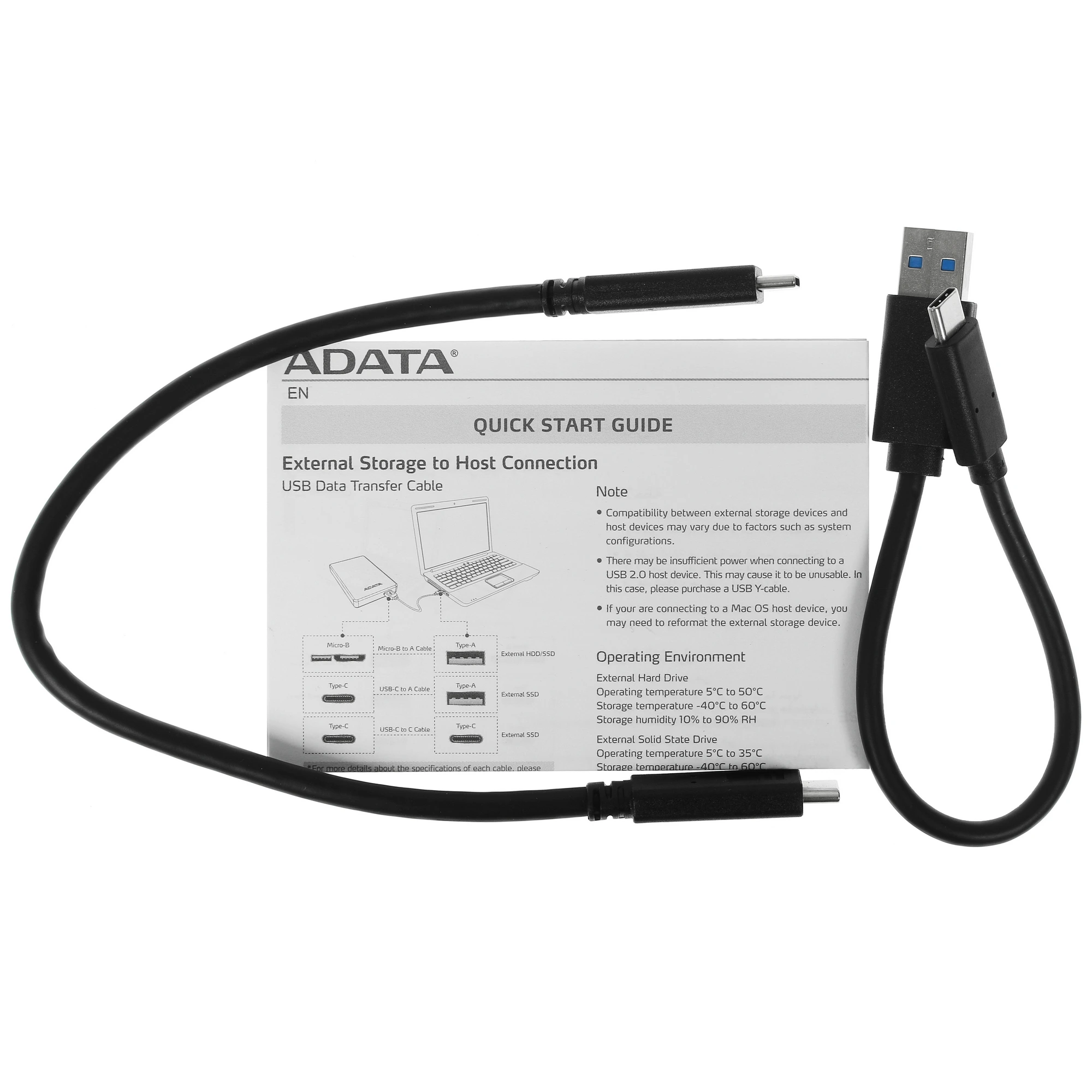 Внешний SSD 500 ГБ ADATA Elite SE880 (AELI-SE880-500GCGY); USB 3.2 Gen 2x2 Type-C; серый