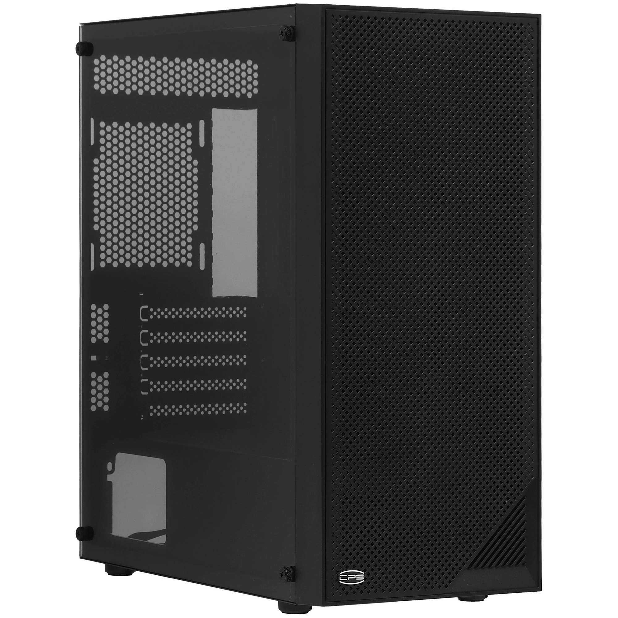 Корпус PCCooler C3B310 BK (C3B310-BKP0-GL***), черный, Micro-ATX, Mini-Tower, нет подсветки, нет вентиляторов, 2 x USB 2.0, 1 x USB 3.2 Gen 1