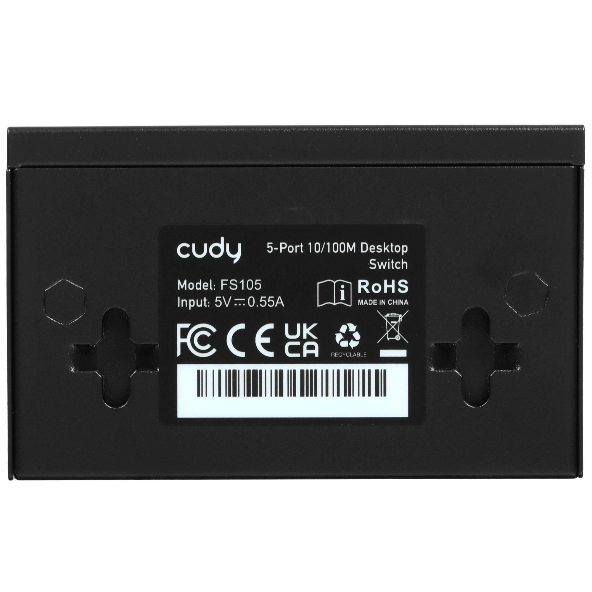 Коммутатор неуправляемый Cudy FS105; Fast Ethernet (10/100); 5 портов