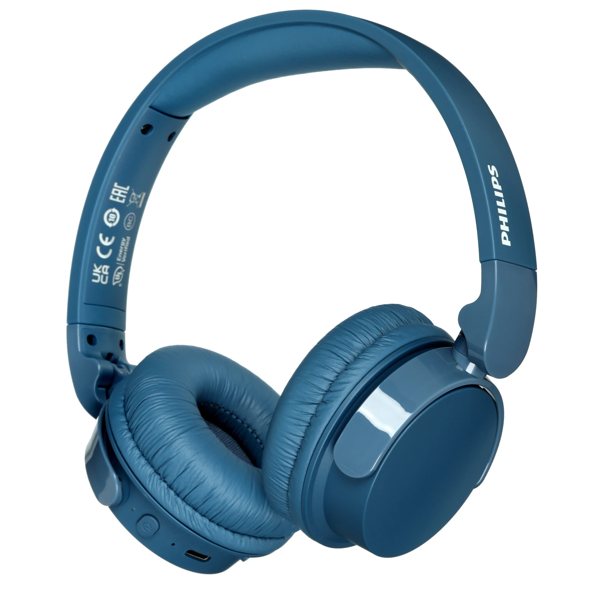 Гарнитура беспроводная Philips (TAH4209BL); накладные; bluetooth 5.3; оголовье (headband); 20 - 20 000; 32 Ом; 55ч; синий
