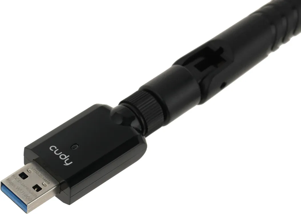 Сетевая карта WiFi Cudy WU1400 (AC1300); 1267 Мбит/с; 1 x 6 dBi; USB