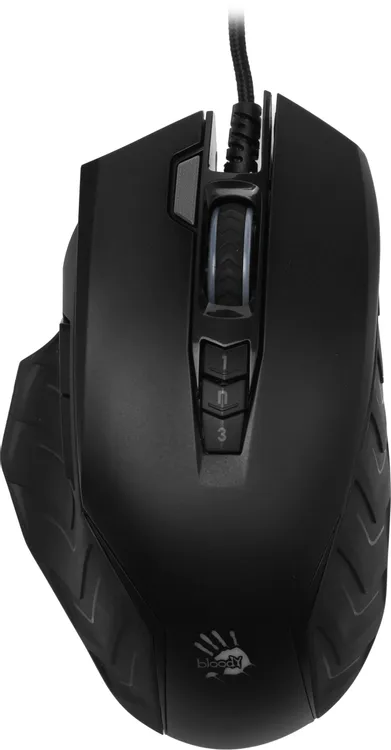 Мышь игровая A4Tech Bloody J95s (J95S STONE BLACK ACTIVATED***); USB; оптический; 5000 dpi; 9 кнопок