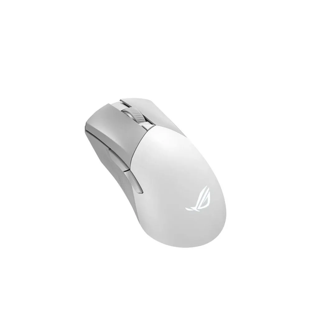 Мышь игровая Asus P711 ROG Gladius III AimPoint White (90MP02Y0-BMUA11); Bluetooth/2.4 Ггц; USB; оптический; 36 000 dpi; 6 кнопок; колесо-кнопка; акку