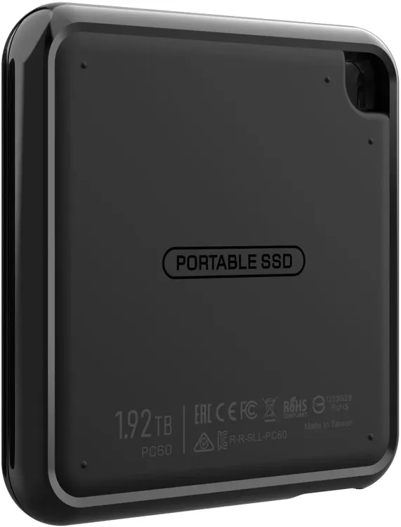 Внешний SSD 2 ТБ SILICON POWER PC60 (SP020TBPSDPC60CK); 1.8"; USB 3.2 Gen 2; чёрный