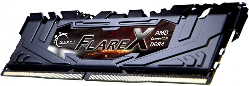 Модуль памяти DDR4 32 Гб (2x16 ГБ) G.Skill Flare X Black (F4-3200C16D-32GFX); 25600 MБ/с; 3200 МГц; радиаторы; RET