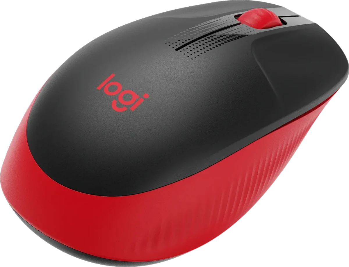 Мышь беспроводная Logitech M190 Red (910-005908***); USB; оптический; 1000 dpi; 3 кнопки; колесо прокрут