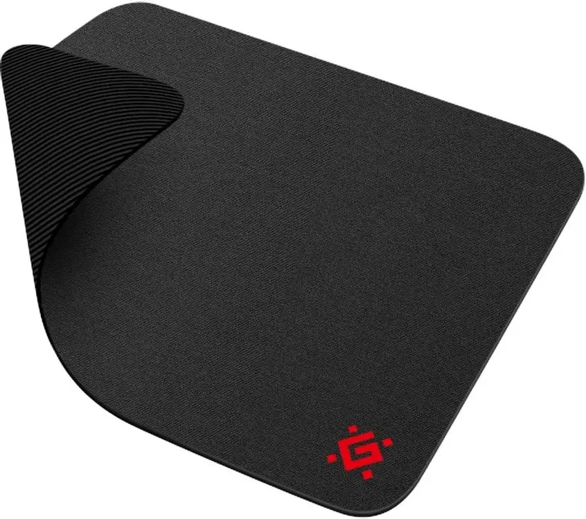 Коврик для мыши Defender BLACK ONE (50016***); ткань + резиновая основа; 250 х 200 х 2 мм; чёрный