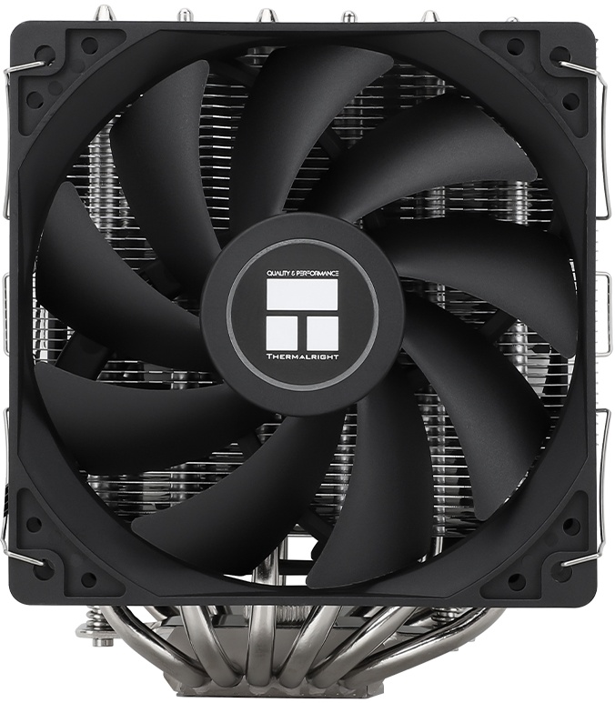 Кулер для процессора 120 мм Thermalright Peerless Assassin 120 SE ARGB (PA120-SE), 2x120 мм, 2x4 pin, ARGB, 1550 об/мин, черный, 265 Вт, 25.6 дБ