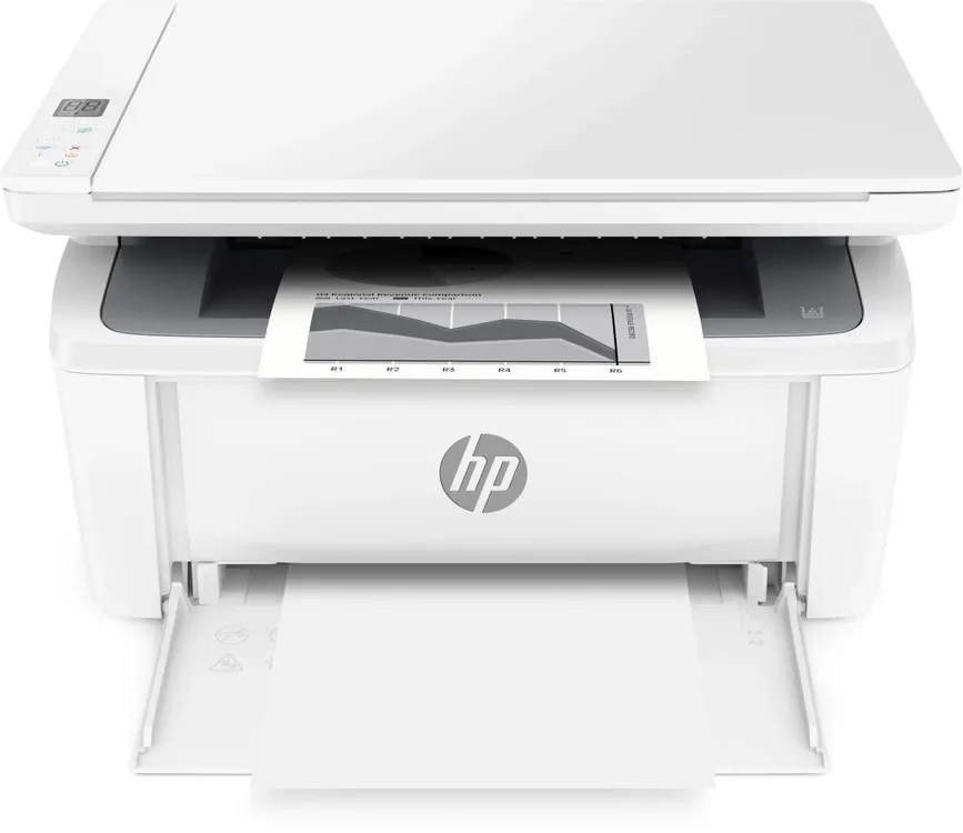 МФУ лазерное HP LaserJet M141w (7MD74A***); черно-белая; A4; 600 x 600 dpi; 20 ч/б, ст/мин; USB; Wi-Fi; белый