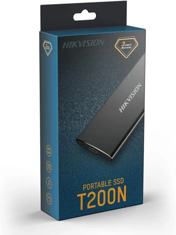 Внешние SSD 512 ГБ Hikvision (HS-ESSD-T200N/512G***); M.2; USB 3.2 Type C; чёрный