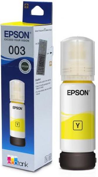 Контейнер Epson 003 Yellow (C13T00V498***); L11XX/L31XX/L51XX; 70 мл; желтый (yellow)