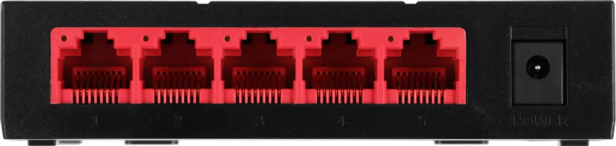 Коммутатор неуправляемый Mercusys MS105G***; Gigabit Ethernet (10/100/1000); 5 портов