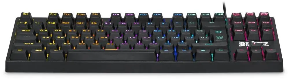 Клавиатура игровая Defender Blitz GK-240L (45240***); USB; механическая; 87 клавиши; 12 (+FN); подсв