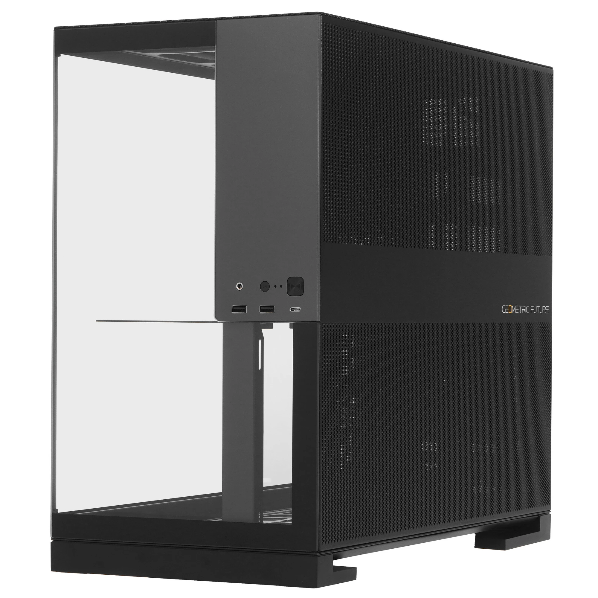 Корпус Geometric Future Model 5 Black Gray (1AM5WKBK00100***); E-ATX; Middl-Tower; без БП; ; 2xUSB 3