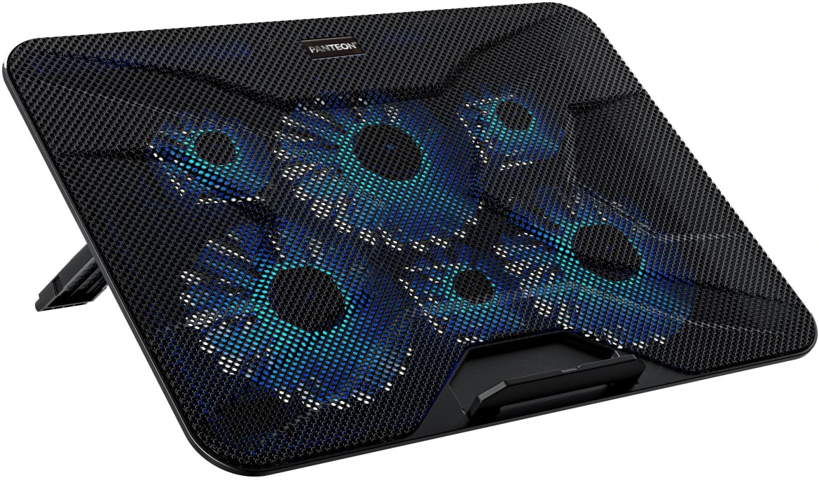 Система охлаждения для ноутбука 18" Jet.A PANTEON CP-170 Black; пластик + металл; 3х125 мм; 3x70 мм; 2xUSB