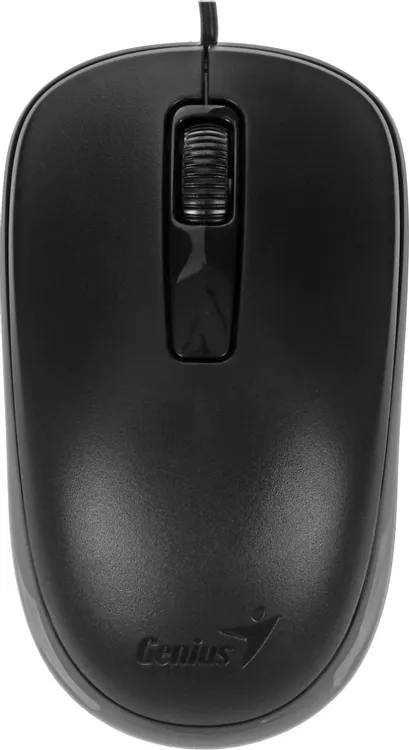 Комплект Genius SlimStar C126 (31330007402***); проводной; USB; мембранная; оптическая; 1000 dpi; черный