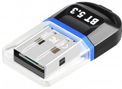 Адаптер Bluetooth 5.3 внешний (OEM***); USB 2.0; внутренняя; чёрный