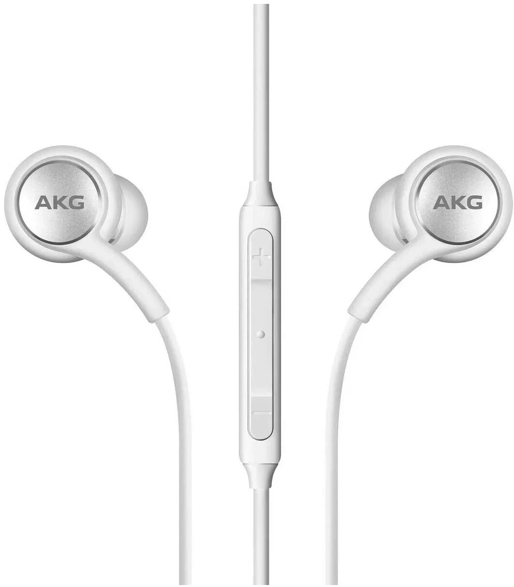 Гарнитура проводная Samsung AKG EO-IG955, Mini-jack 3,5мм , внутриканальные, без крепления, 20 Гц - 20 кГц, 32 Ом, 1 м, 20 г, белый