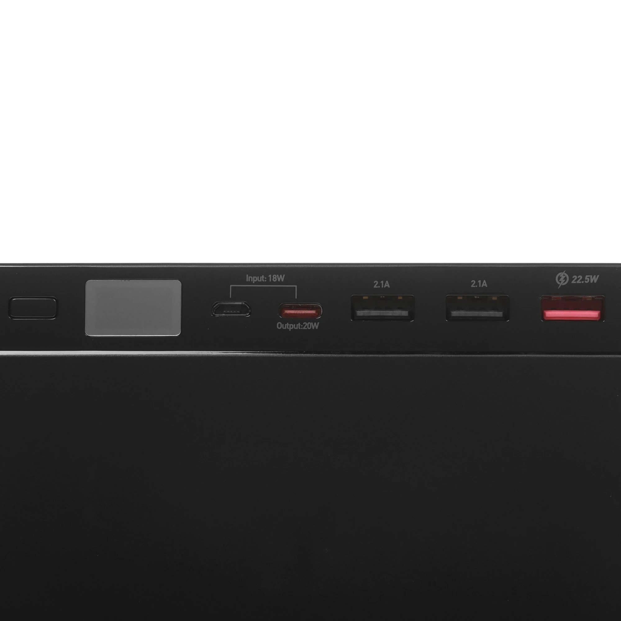 Внешний аккумулятор Hoco J94; 75 000 mAh; USB Type A + Type-C  3А  22,5Вт; LED экран, фонарик; QC3.0 /  PD20W; черный; 1,4 кг