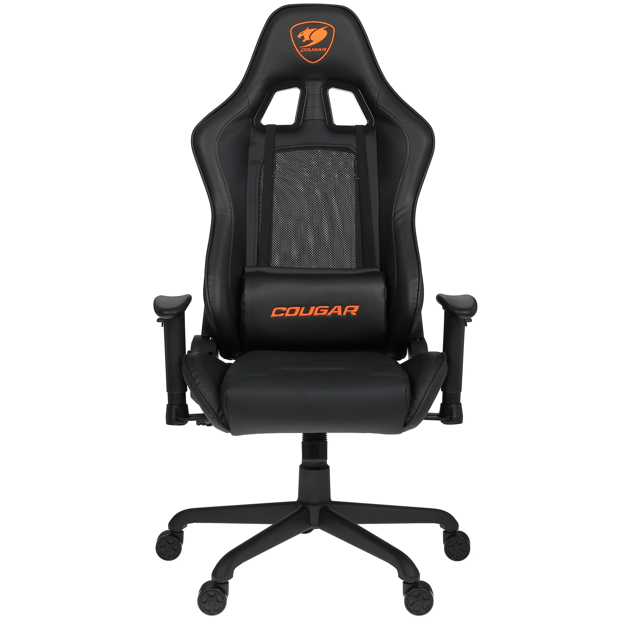 Кресло для геймеров Cougar Armor AIR Black (CGR-AIR-B***); иск. кожа; регулировка подлокотников 2D; 