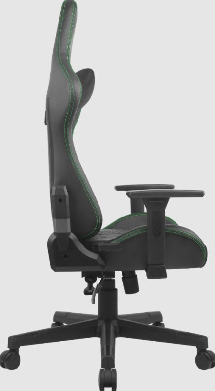 Кресло для геймеров T-LINE Nitro (64088); иск. кожа; чёрный + зелёный; 100 мм (класс 4); нагрузка до 150 кг