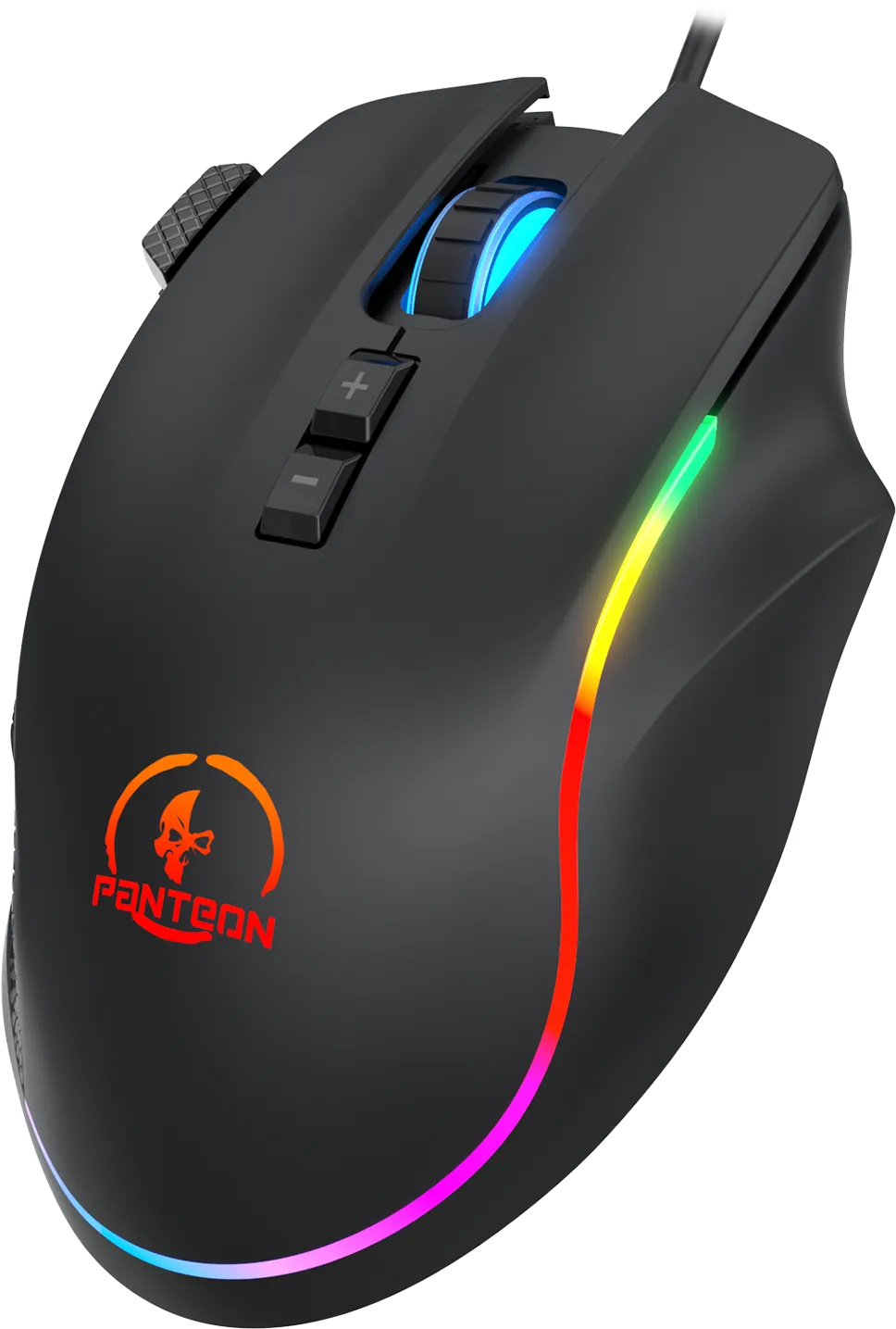 Мышь игровая Jet.A PANTEON MS87 Black (121)***; USB; оптический; 200 - 12800 dpi; 7 кнопок; колесо п