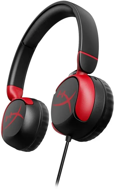 Гарнитура игровая HP HyperX Cloud Mini (7G8F4AA); оголовье (headband); 1,5 м; 3,5 мм; черный+красный